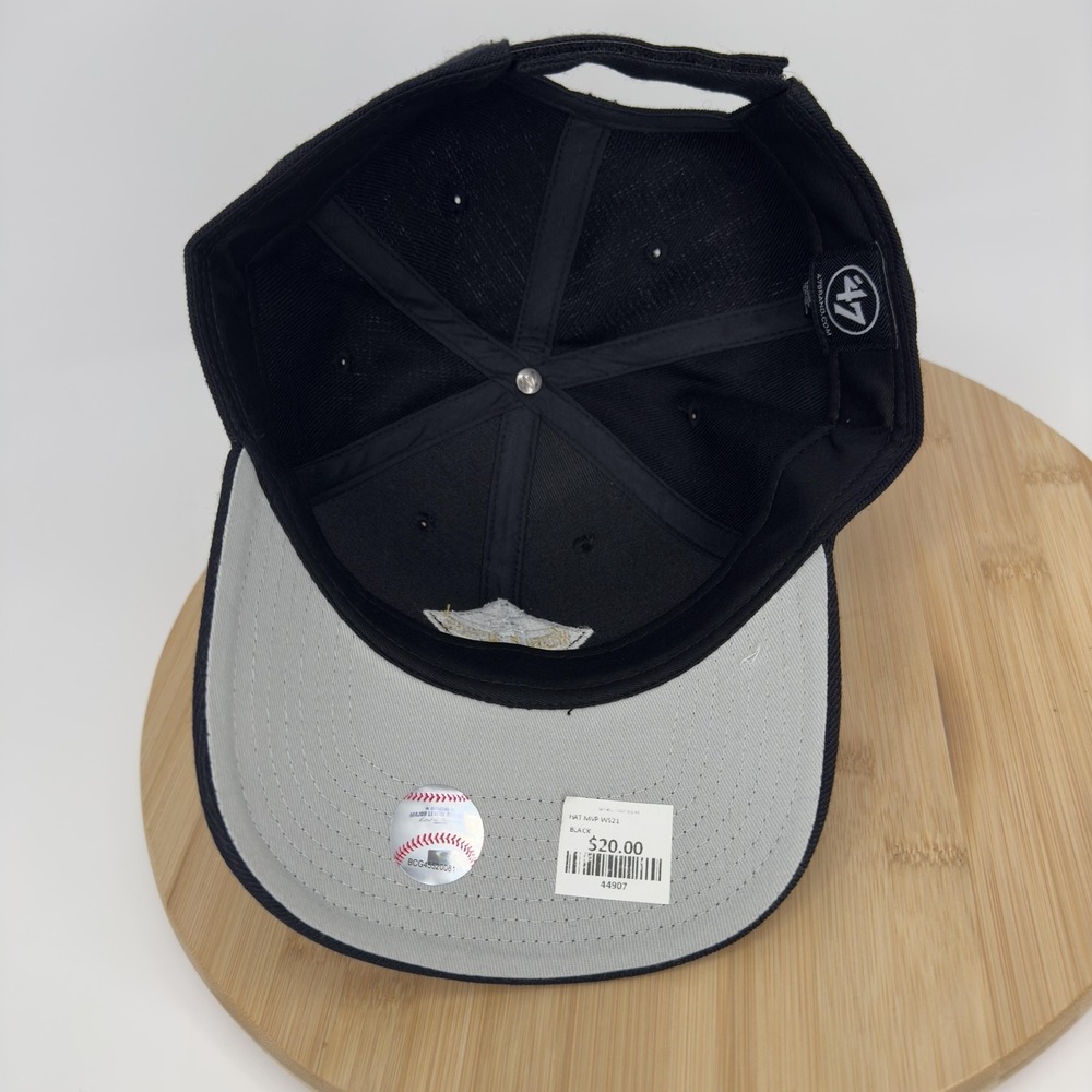 Houston‎ Astros Hat Cap Strap Back Mens Black MLB Baseball 2021 World Series '47 - Picture 7 of 8